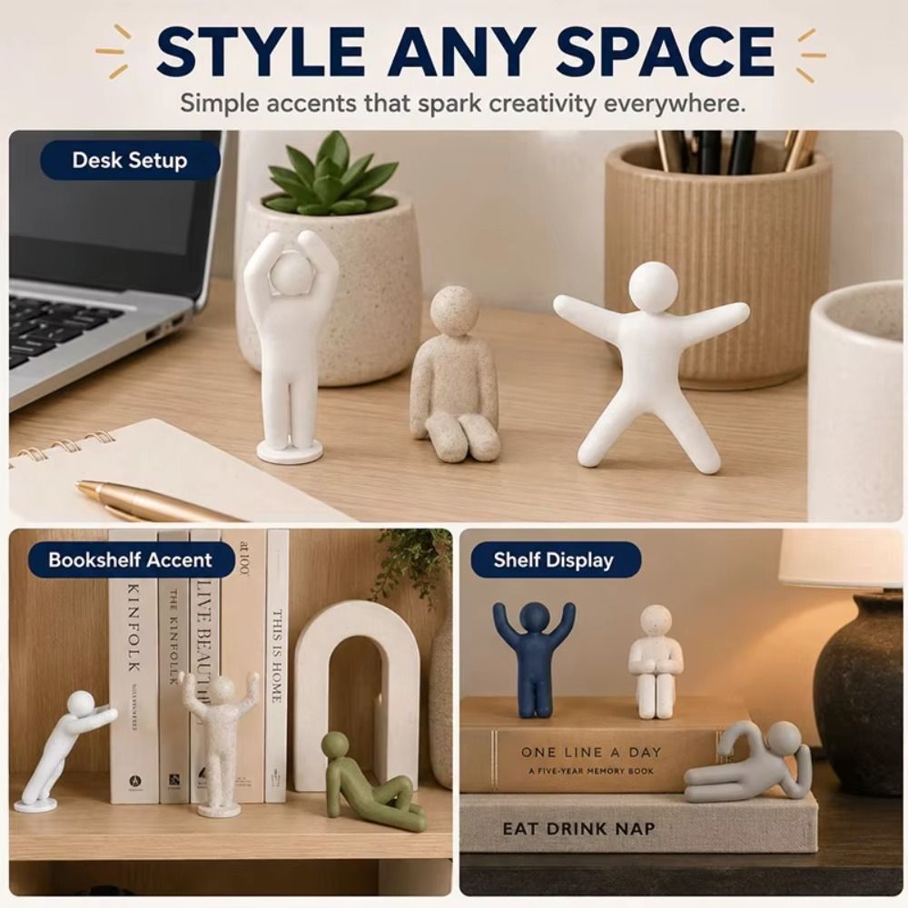 3D Printing Figure - ミニチュア塗装可能なメカオーナメント人間フィギュア 無塗装3Dプリントフィギュア 白 無塗装 多ポーズフィギュア