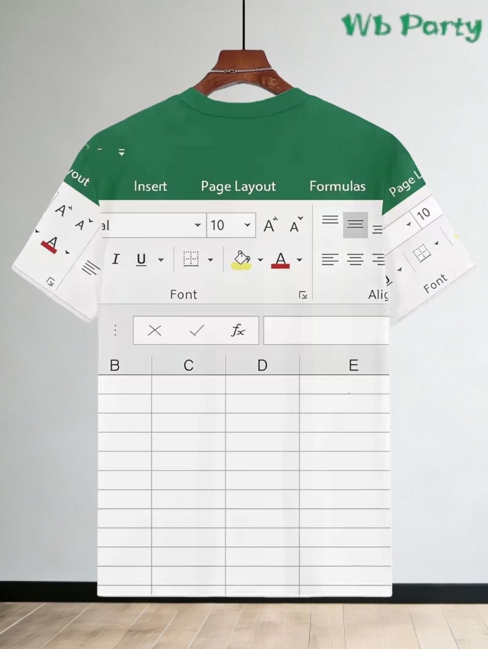 3D Printing Online Service - カジュアルエクセル Tシャツ男性用 3D プリントスプレッドシートソフトウェアデザインプリントトップス Tシャツ Y2k