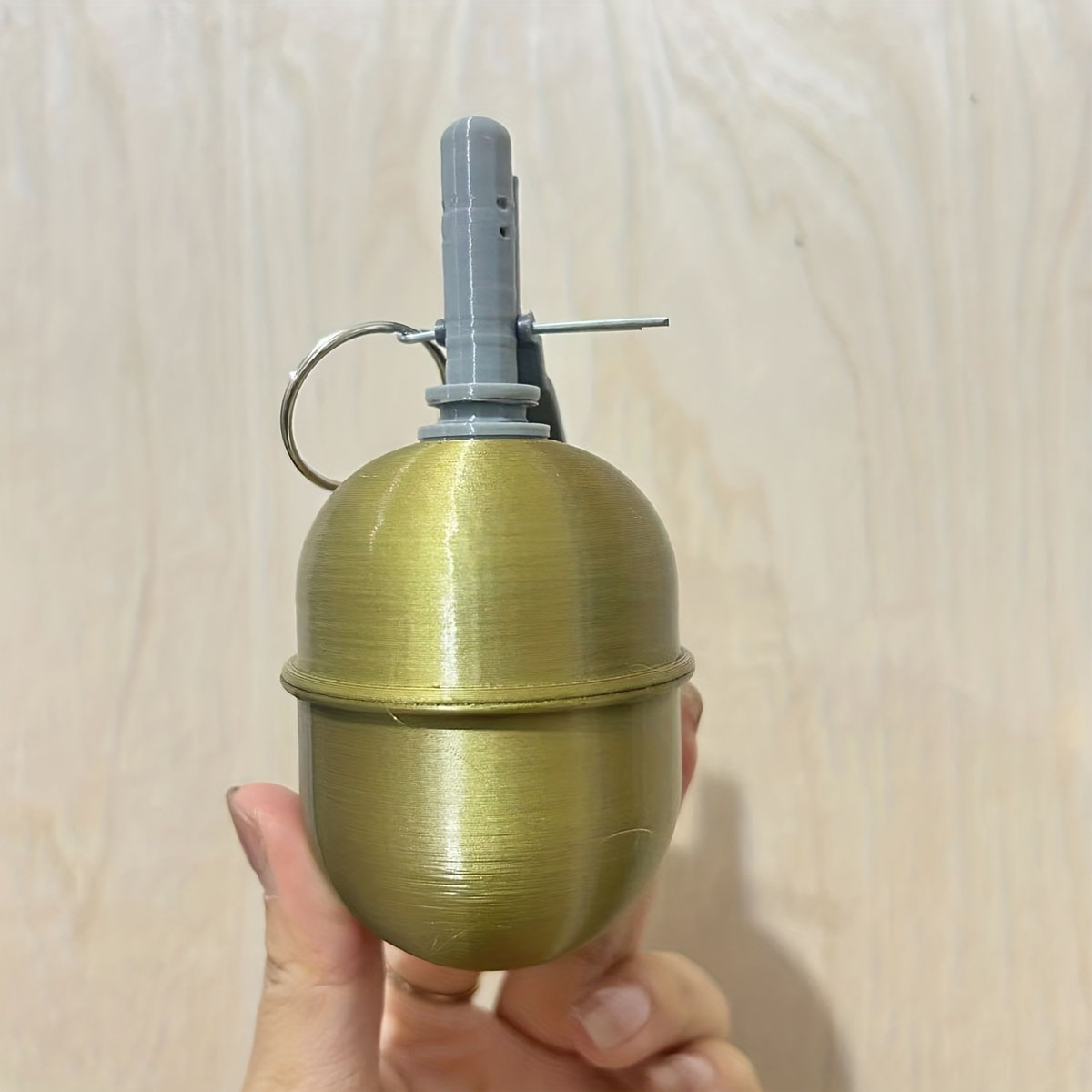 3D Printing Plastic - 映画やテレビの小道具、ミリタリースタイルのグリーン3Dプリント製お土産装飾品、クラフトオーナメント収納ジャー、静的模型 ﻿