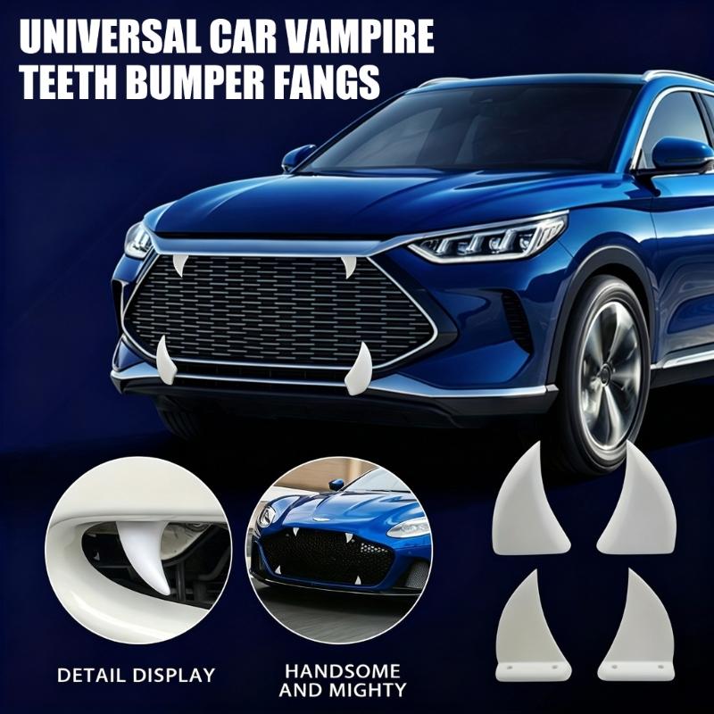 3D Printing Tooth - G7NA 取り外し可能なテーマ歯アクセサリー車のフロントグリル歯装飾ハロウィンデカール車両グリル用