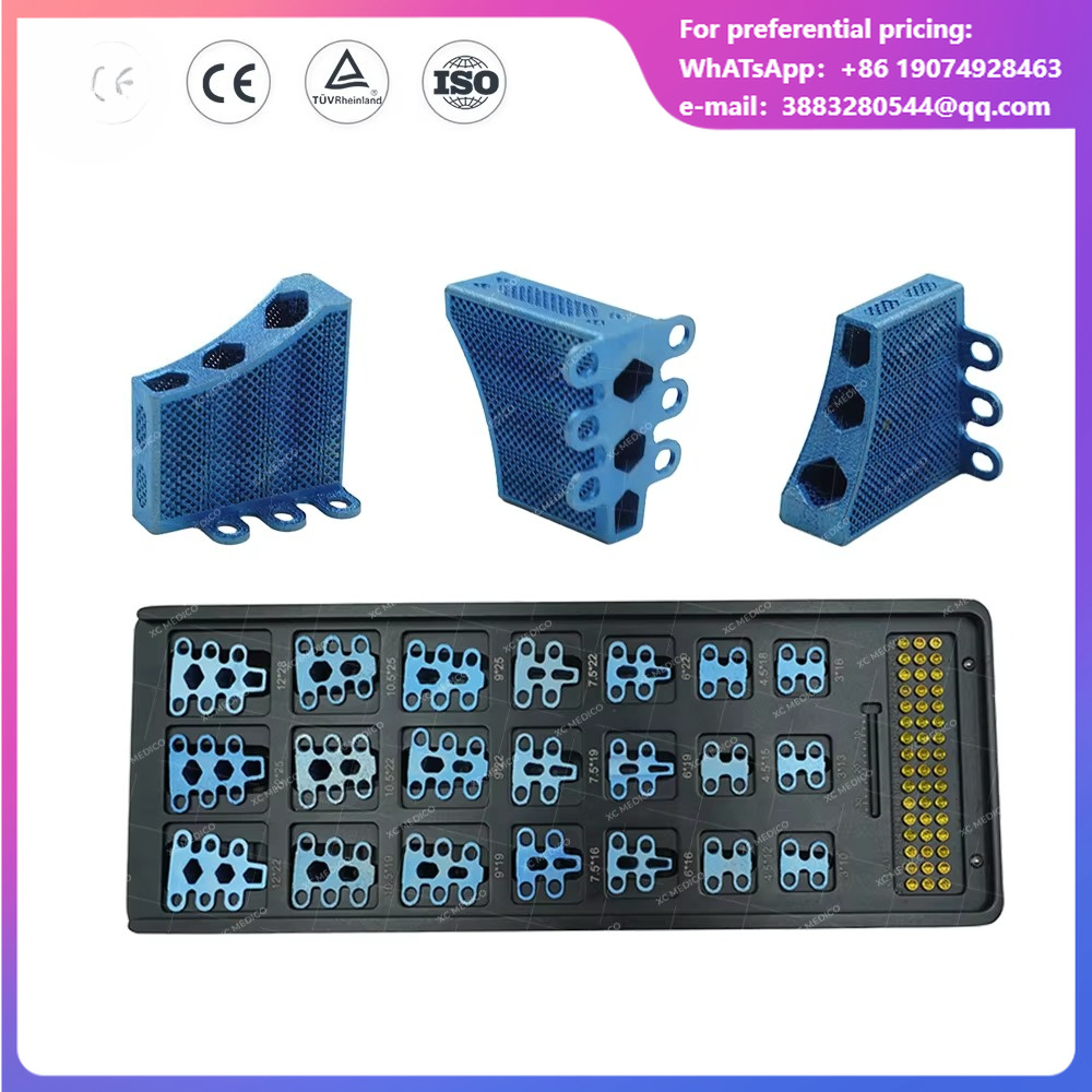 3D Printing Orthopedics - XC MEDICO 工場価格 3Dプリント製 獣医用TTAキット、整形外科用プレート、および犬の骨折固定用迅速手術器具