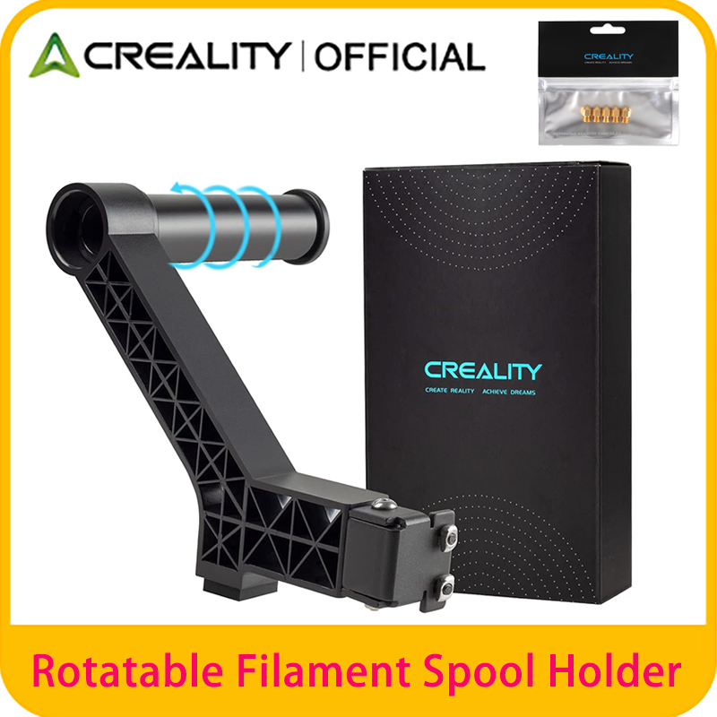 3D Printer Enclosure Frame - Creality 3Dプリンター用フィラメントスプールホルダー。PLA、ABS、PETGフィラメントに対応。Ender 3/Ender 5/CR10で使用可能。回転式フィラメントスプールホルダー。3Dプリンター用。