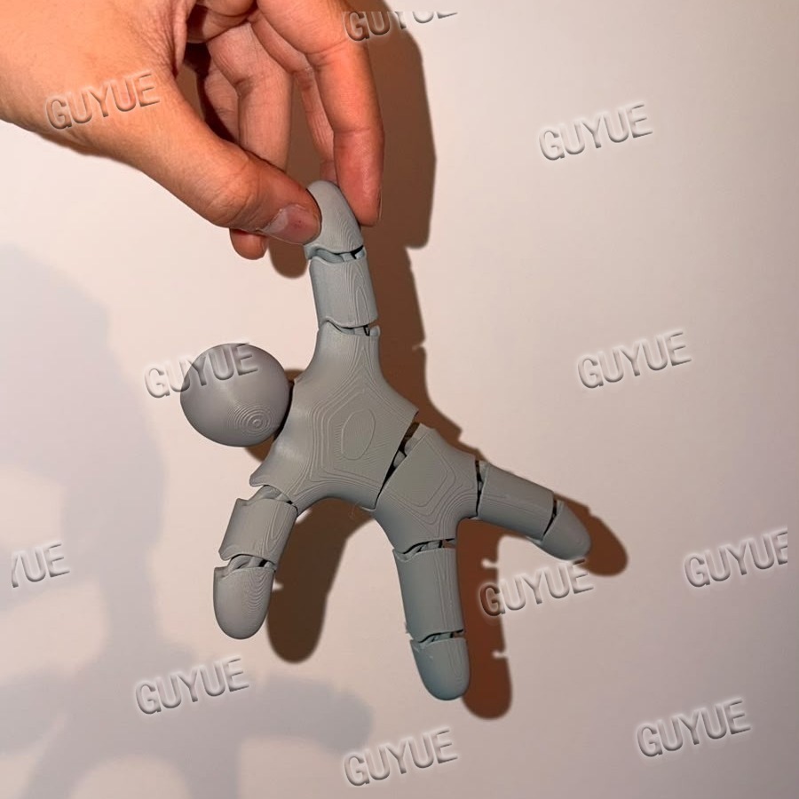 3D Printing Plastic - インタラクティブな隠れかくれゲーム用プラスチック3Dプリント製メカカメレオンコンパニオン、ダイナミックな色変化機能付き