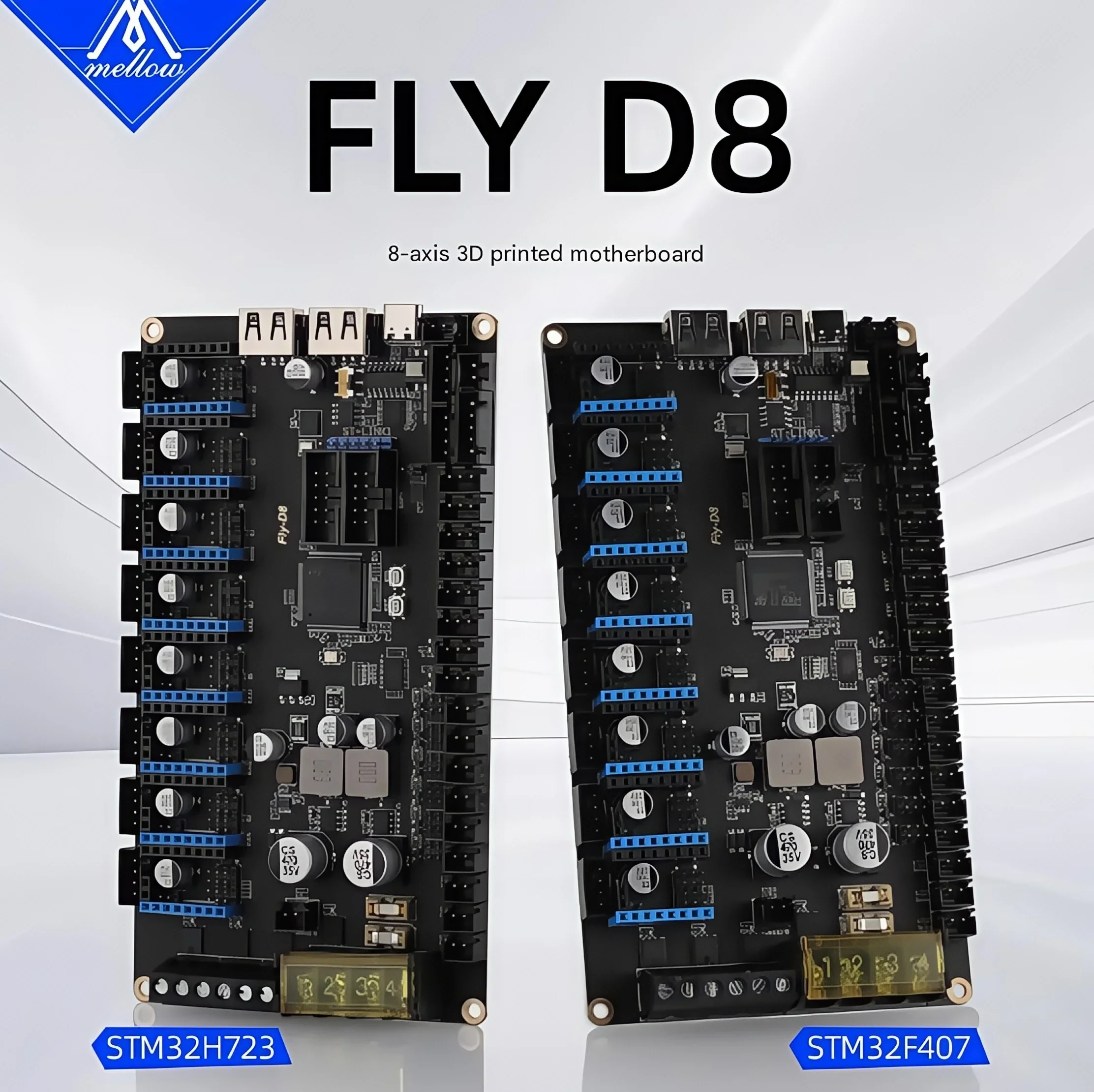 Mellow Fly 3D D8 8軸マザーボード - ST - Motherboard 3D Printer のレビューと価格