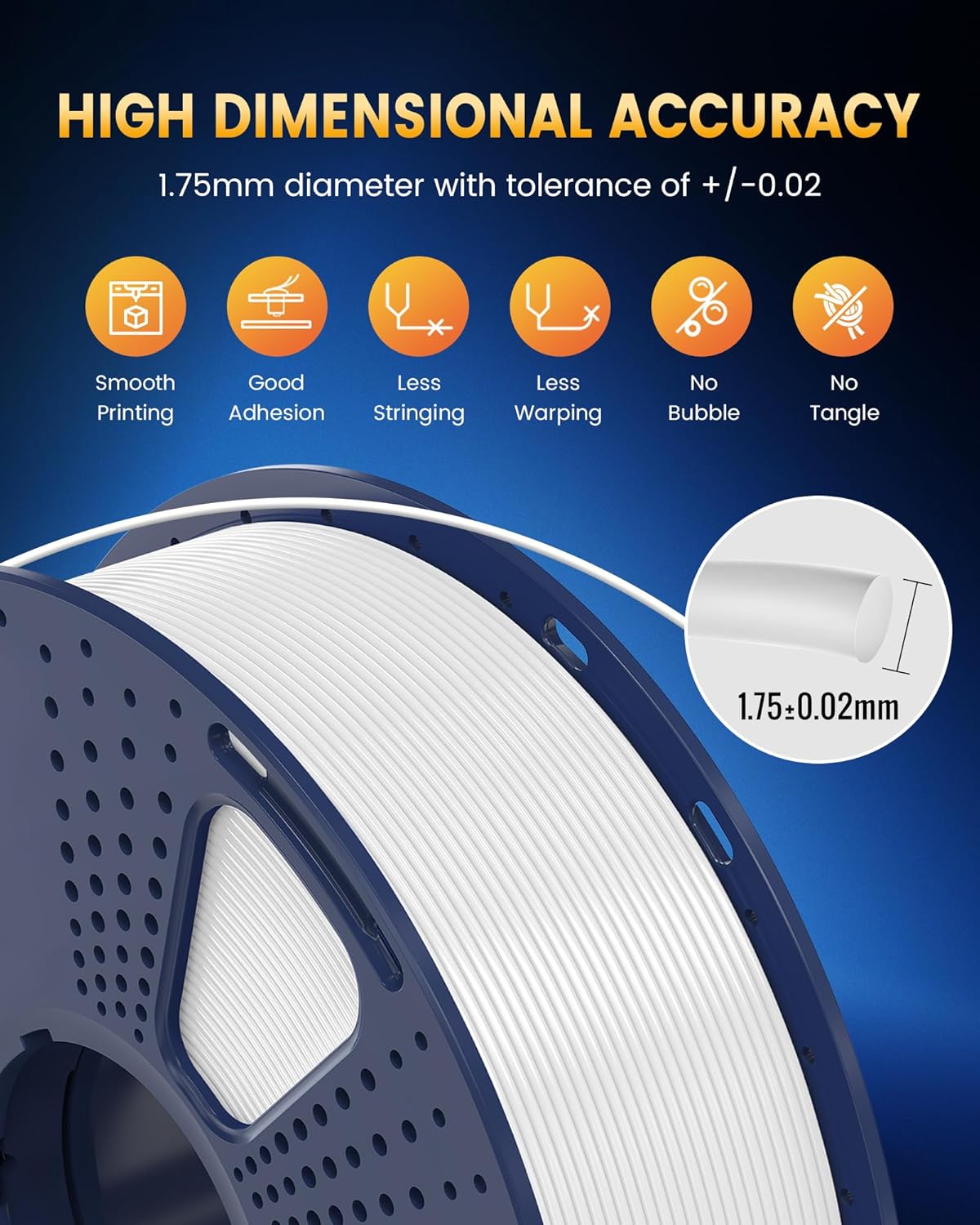 JAYO PLA PLUS 2.0 3D フィラメント 5. - Abs Filament Spool のレビューと価格