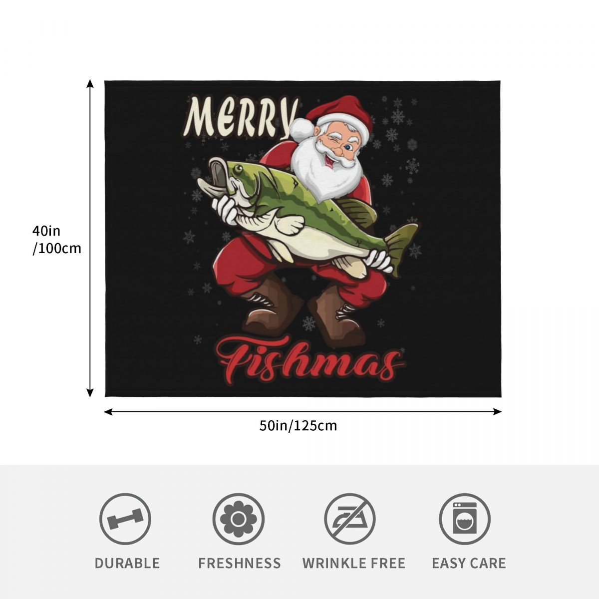 メリー・フィッシュマス - 面白いバス釣り、クリスマス、サン - 3D Printing Xmas Ideas のレビューと価格