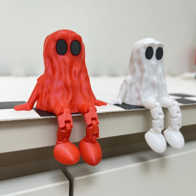 【K】1個入り、関節が可動する、カーニバルや夜のパーティーに - 3D Printing Ghosting のレビューと価格