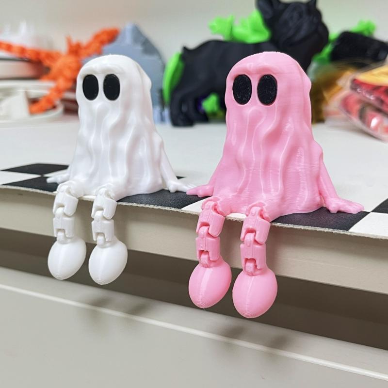 【K】1個入り、関節が可動する、カーニバルや夜のパーティーに - 3D Printing Ghosting のレビューと価格