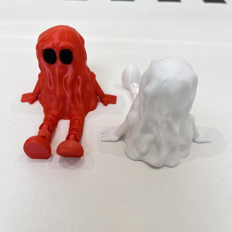 【K】1個入り、関節が可動する、カーニバルや夜のパーティーに - 3D Printing Ghosting のレビューと価格