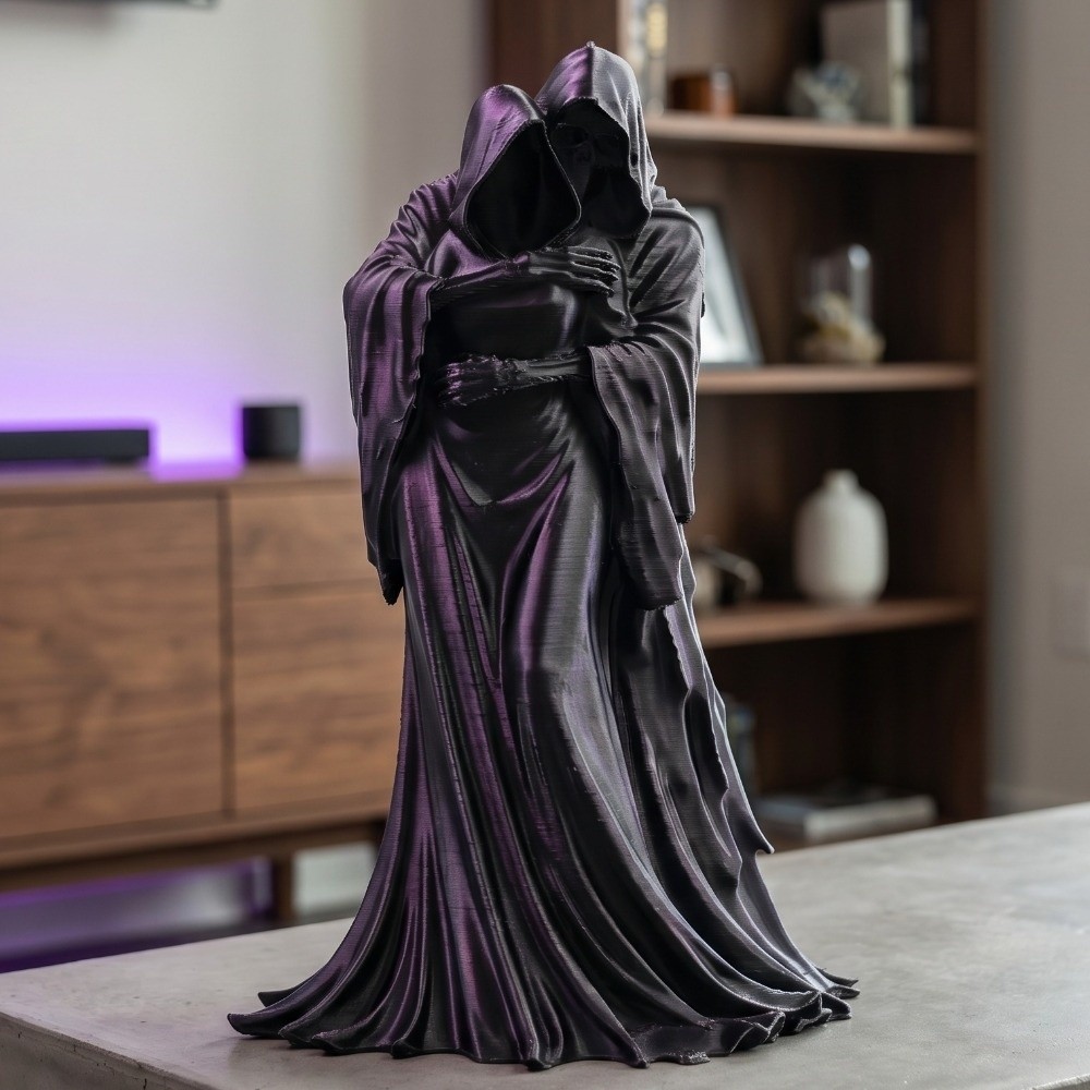 精巧な抱擁姿勢のゴシック装飾ダークスタイル3Dプリントゴース - 3D Printing Ghosting のレビューと価格