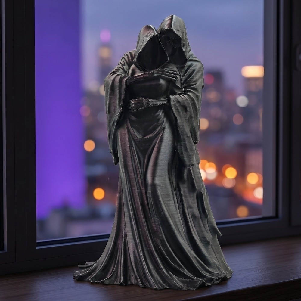 精巧な抱擁姿勢のゴシック装飾ダークスタイル3Dプリントゴース - 3D Printing Ghosting のレビューと価格
