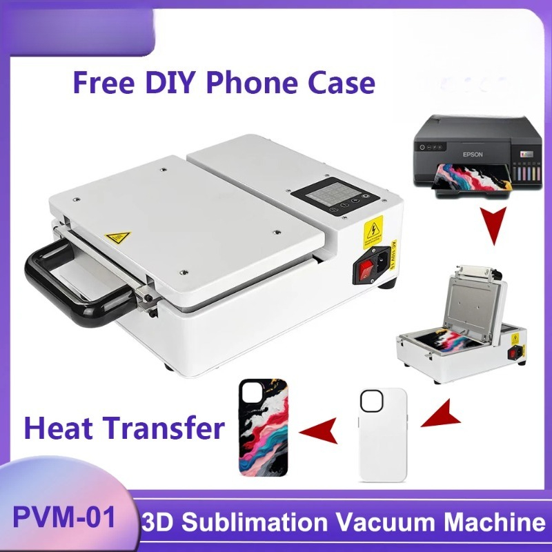 スマホケースカバーDIY印刷用フォンリュー3D昇華真空マシン - 3D Printing Machine のレビューと価格