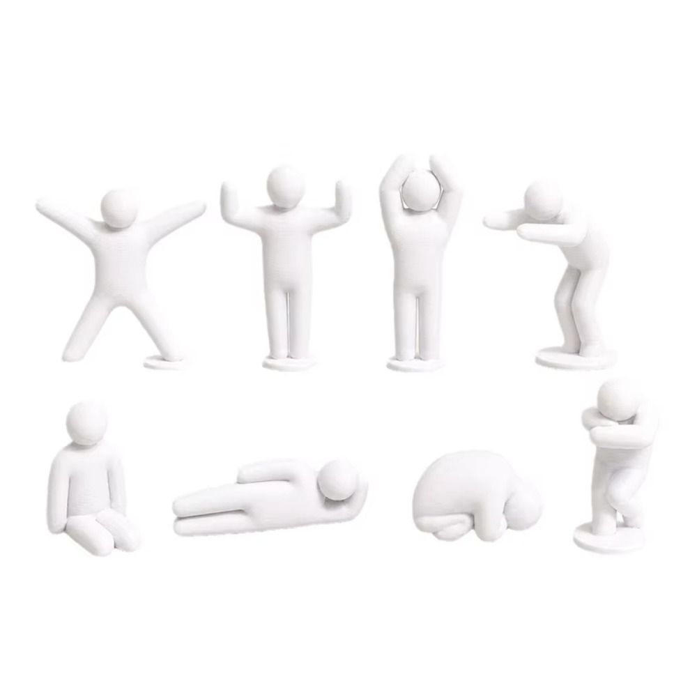 パーティーギフト ペイント可能なメカオーナメント 未塗装人間 - 3D Printing Figure のレビューと価格