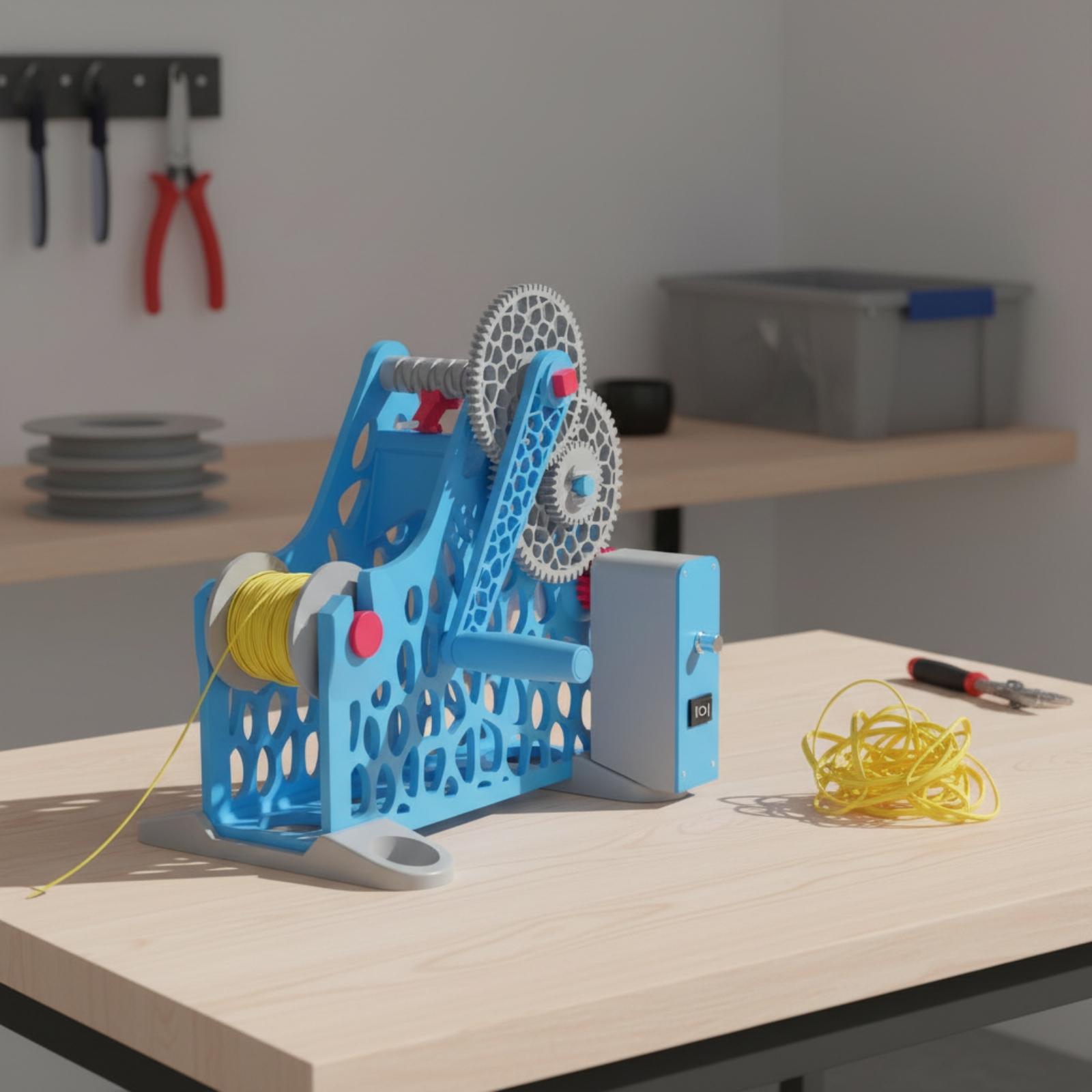 3Dプリント用フィラメント巻取機、スプール再利用用、PLA素 - 3D Printing Machine のレビューと価格