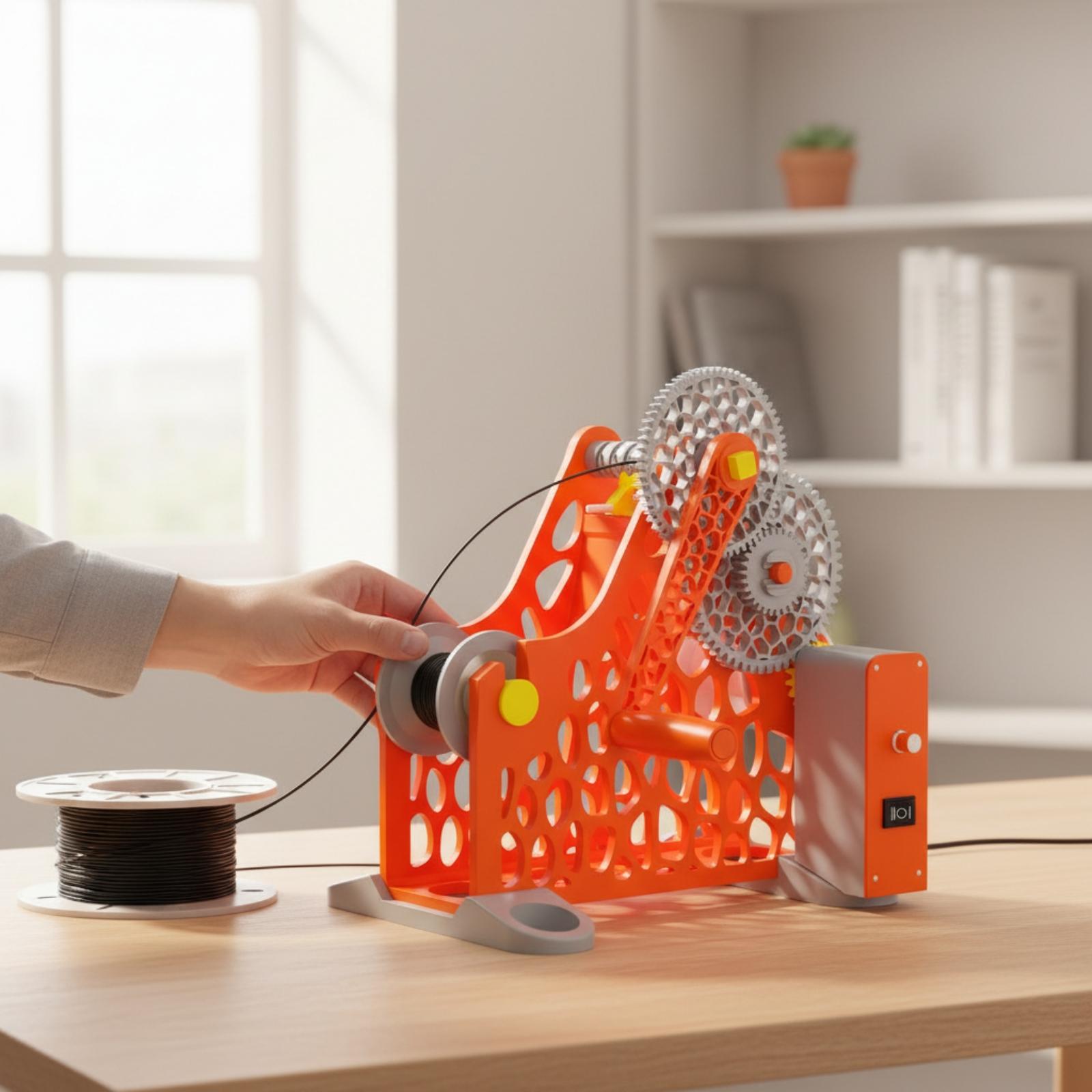 3Dプリント用フィラメント巻取機、スプール再利用用、PLA素 - 3D Printing Machine のレビューと価格