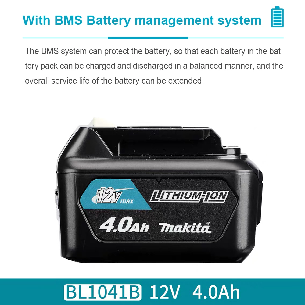 12V 4000mAh リチウム電池充電式バッテリー マキタ - Makita Drill Hp1640 のレビューと価格