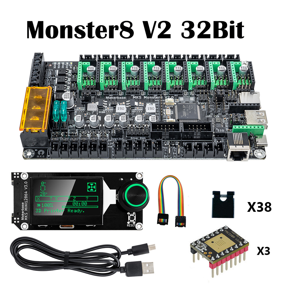 Maperbase mks monster8 v2 32ビッ - Motherboard 3D Printer のレビューと価格