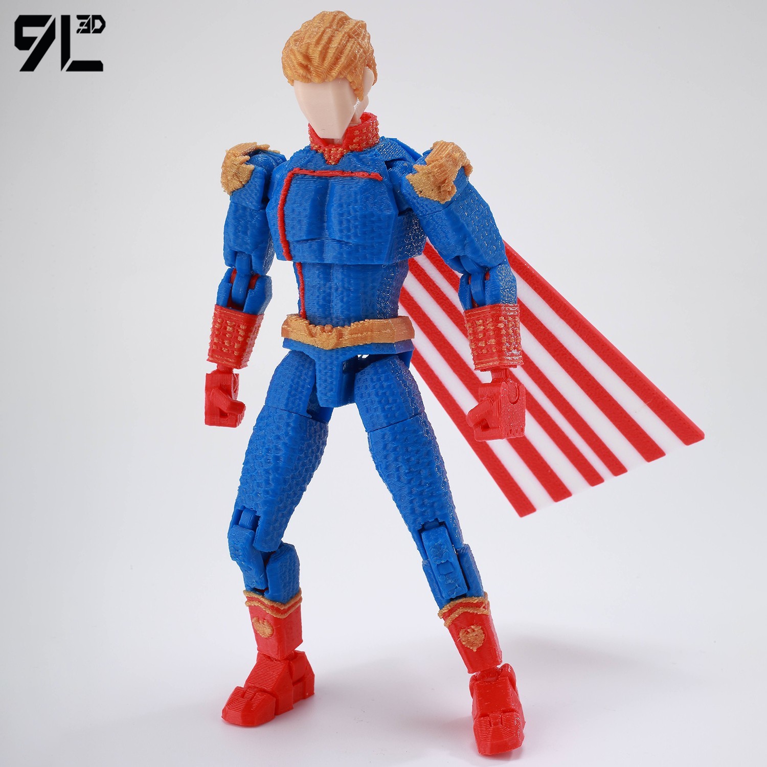 9L3D アメリカンコミックスーパーソルジャーアクションフィ - 3D Printing Joint のレビューと価格