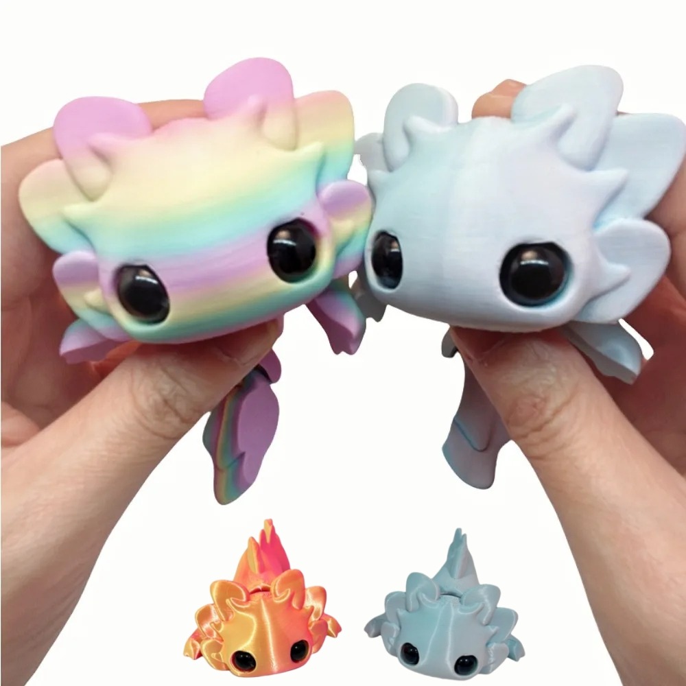 3D プリントサラマンダーフィギュアおもちゃマルチジョイント - 3D Printing Liquid のレビューと価格