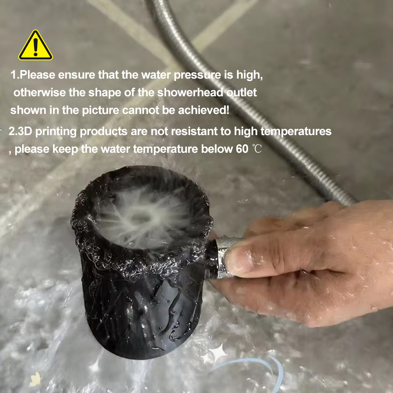 高圧ハンドヘルドシャワーヘッド、男性用洗浄スパイラルノズル、 - 3D Printing Plastic のレビューと価格
