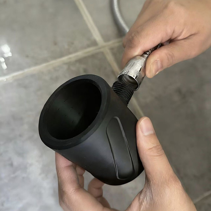 高圧ハンドヘルドシャワーヘッド、男性用洗浄スパイラルノズル、 - 3D Printing Plastic のレビューと価格