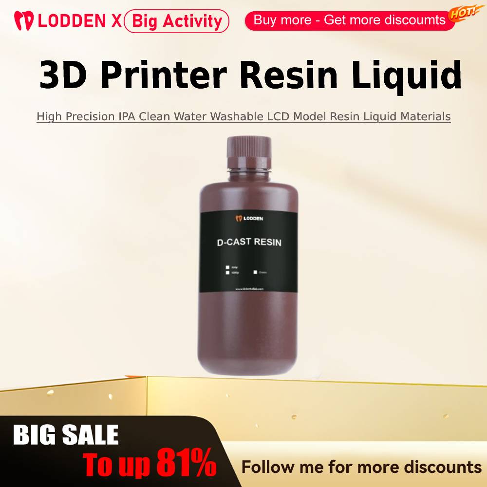 Lodden 3D プリンタ樹脂液体 385/405nm 高 - 3D Printing Liquid のレビューと価格