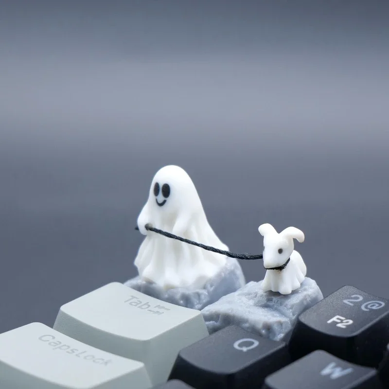カスタマイズされた樹脂製のゴーストパピーのキーキャップ,3D - 3D Printing Ghosting のレビューと価格