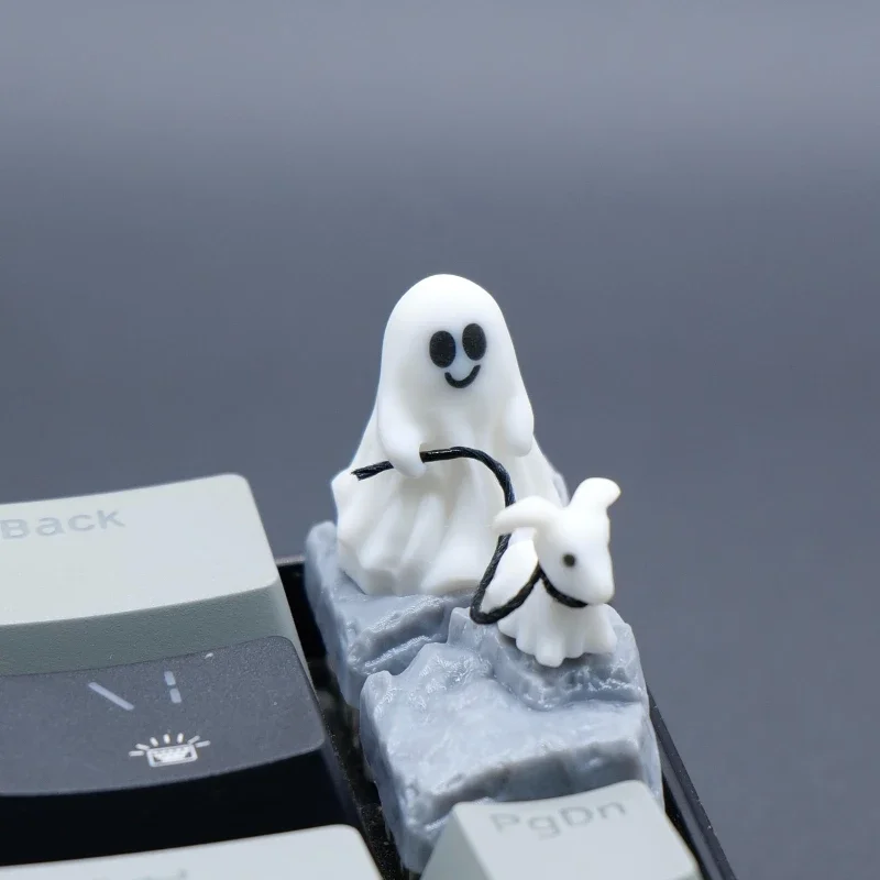 カスタマイズされた樹脂製のゴーストパピーのキーキャップ,3D - 3D Printing Ghosting のレビューと価格