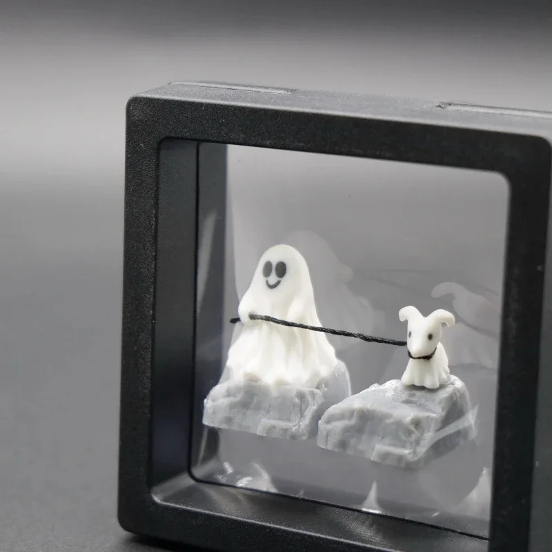 カスタマイズされた樹脂製のゴーストパピーのキーキャップ,3D - 3D Printing Ghosting のレビューと価格