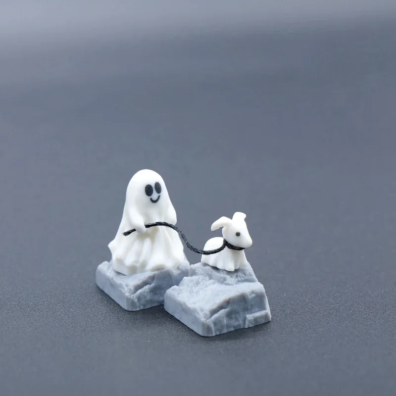 カスタマイズされた樹脂製のゴーストパピーのキーキャップ,3D - 3D Printing Ghosting のレビューと価格