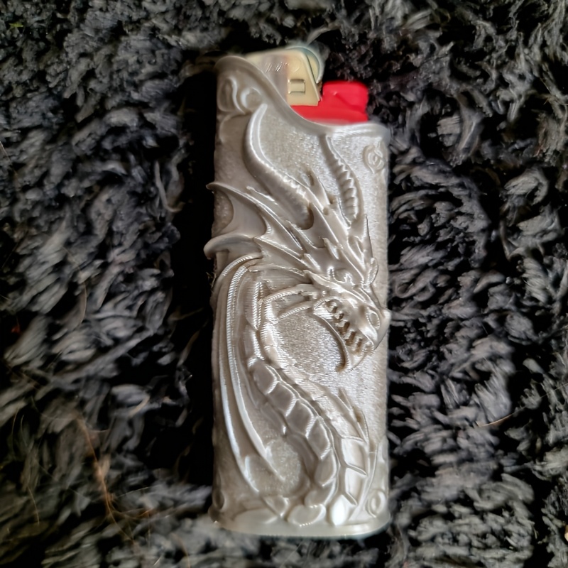 ゴシックエンボスドラゴンライターケース 3D プリントレリー - 3D Printing Examples のレビューと価格