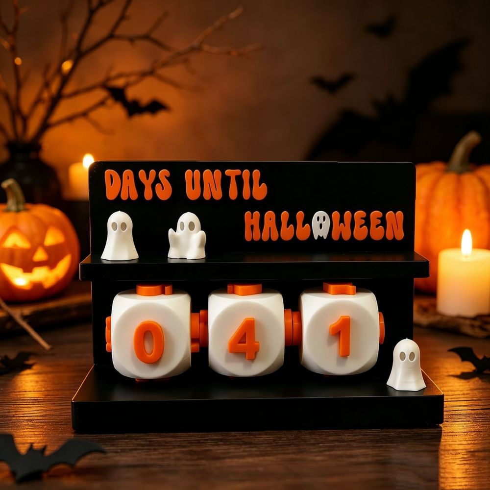 3Dプリントのハロウィーンカウントダウンカレンダー。モダンで - 3D Printing Ghosting のレビューと価格