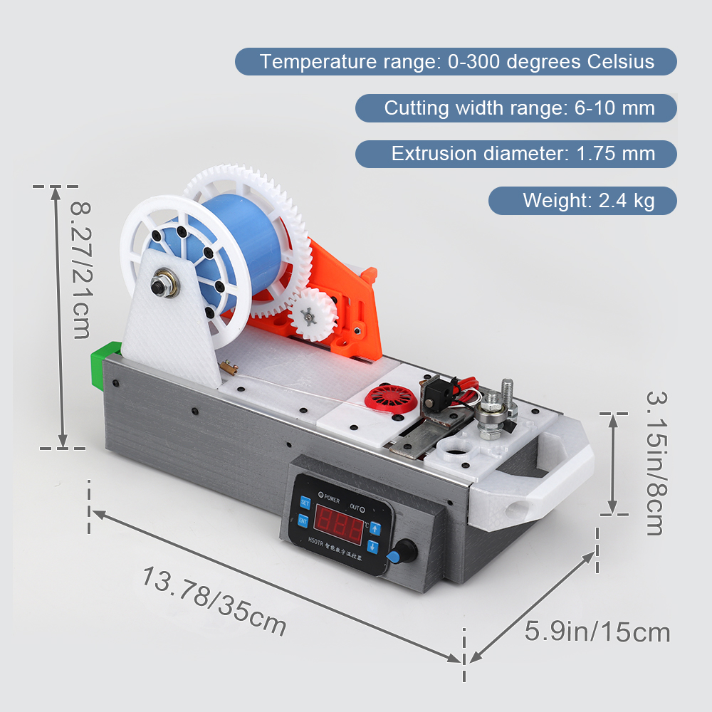 ペットボトルから3D印刷用フィラメント製造機 デスクトップフ - 3D Printing Machine のレビューと価格