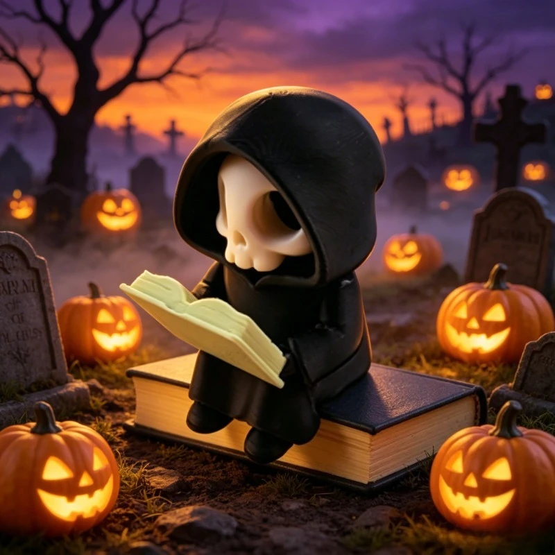 ハロウィーンの装飾品、クリエイティブな漫画風ゴシックデザイン - 3D Printing Ghosting のレビューと価格