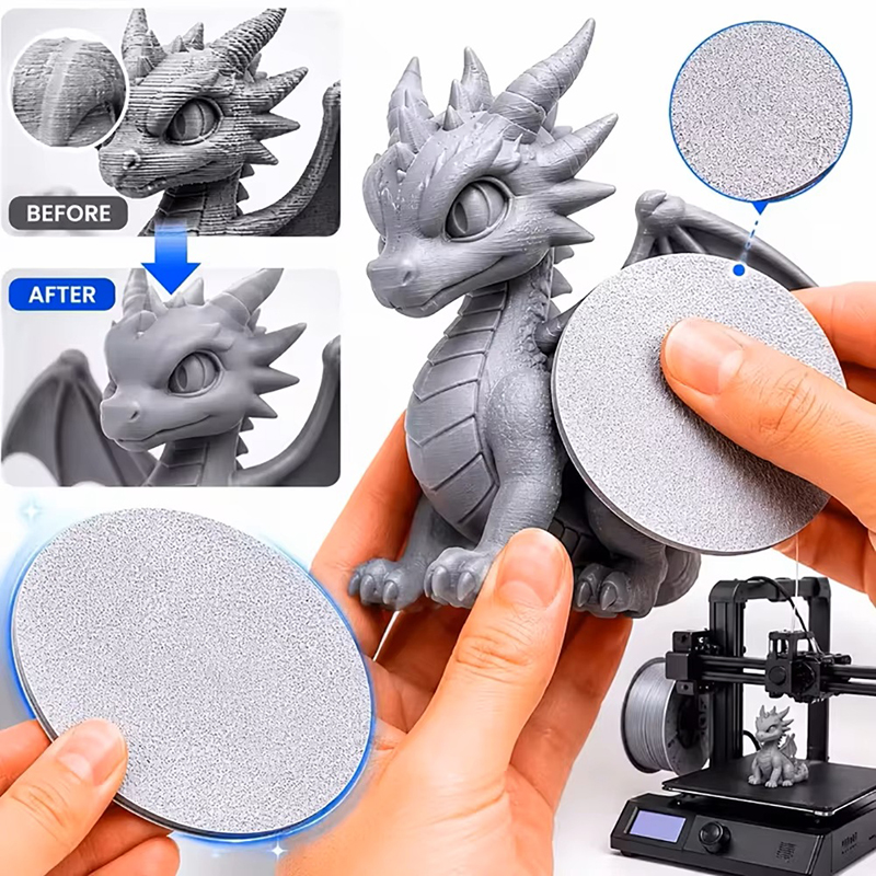 3Dプリンター用レジン研磨ディスク、PLA層のライン除去ツー - 3D Printing Figure のレビューと価格
