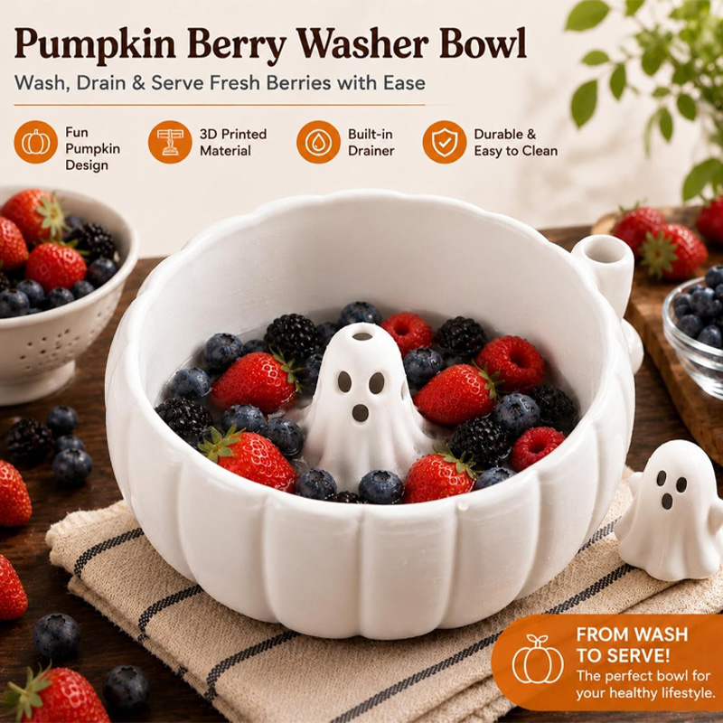 ハロウィン パンプキンゴースト スワール 3Dプリントボウル - 3D Printing Ghosting のレビューと価格