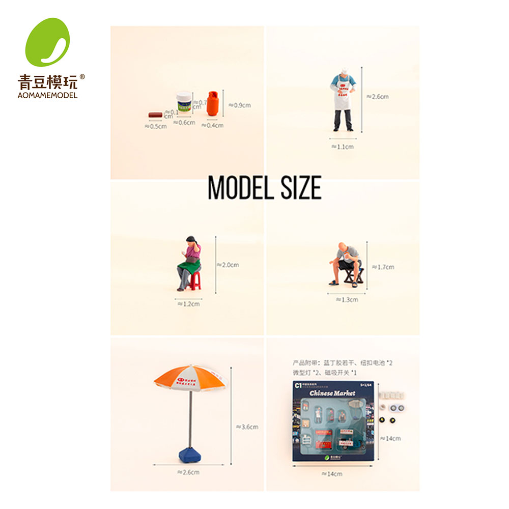 1/64 ナイトマーケットのモデルキット - 高精度3Dプリ - 3D Printing Figure のレビューと価格