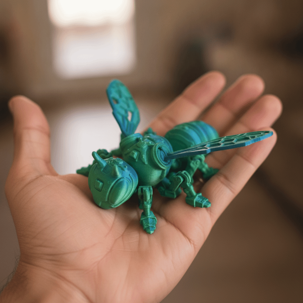 可動関節3Dプリント蜂モデル翼関節3Dプリントメカニカルビー - 3D Printing Joint のレビューと価格