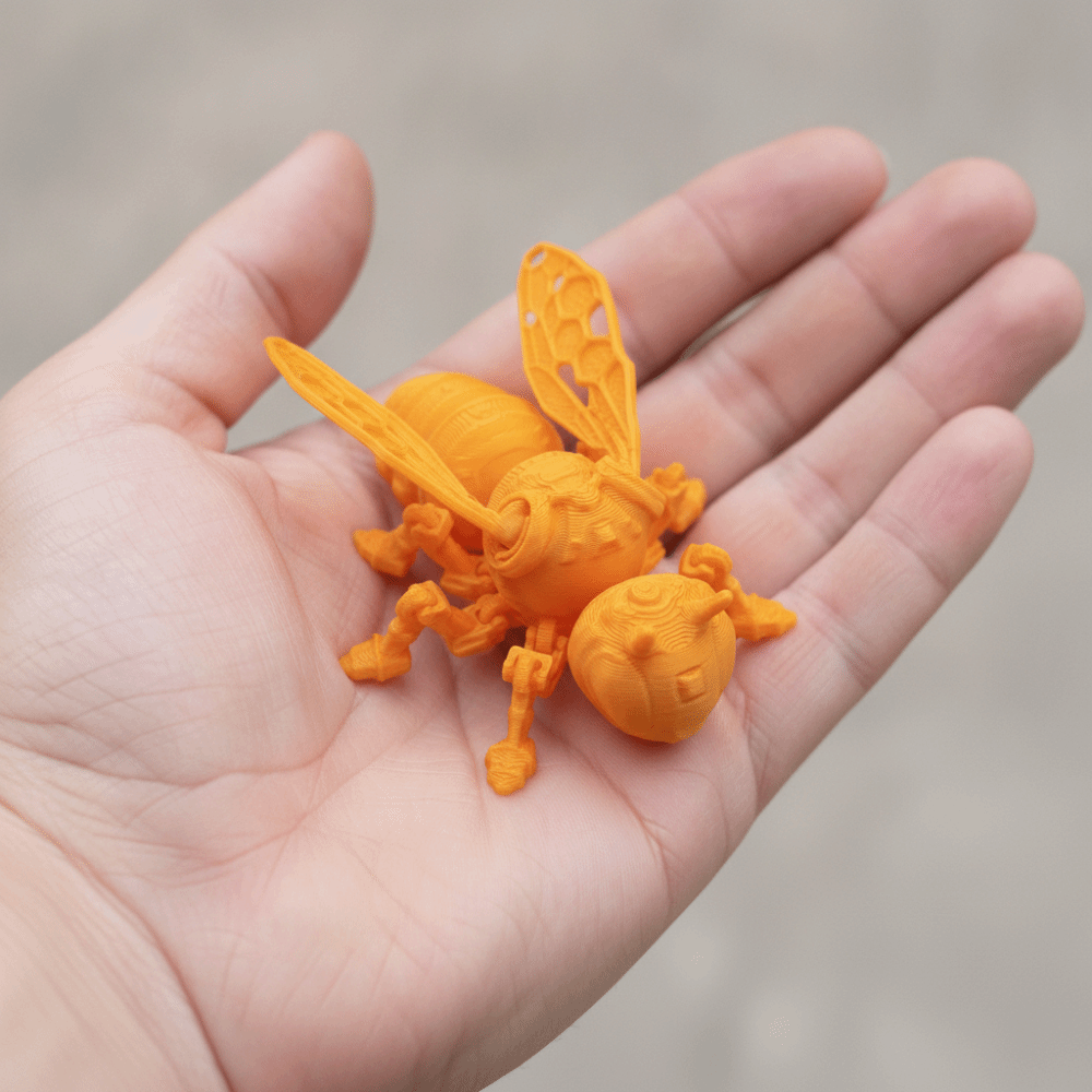 可動関節式3Dプリント製ハチ模型。手作りの機械式ハチで、創造 - 3D Printing Joint のレビューと価格