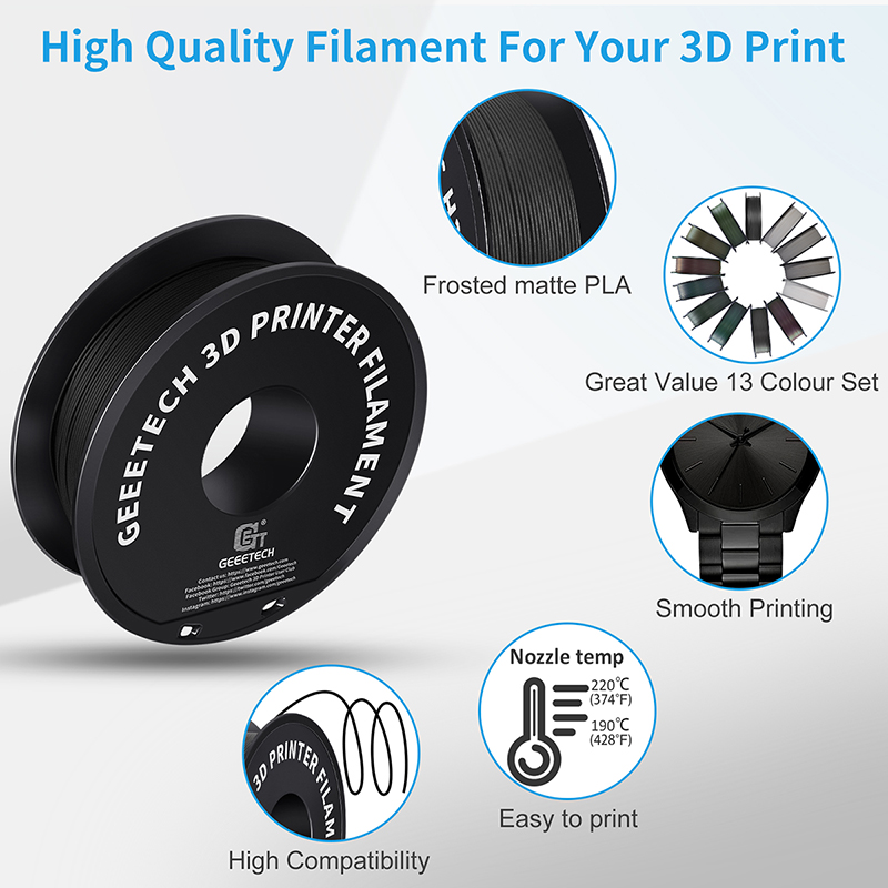Geeetech 3D プリンター フィラメント マット P - 3D Printing Nylon Filament のレビューと価格