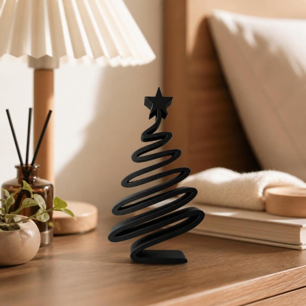 3Dプリント製クリスマスフィギュア スパイラル型 アーティス - 3D Printing Xmas Ideas のレビューと価格