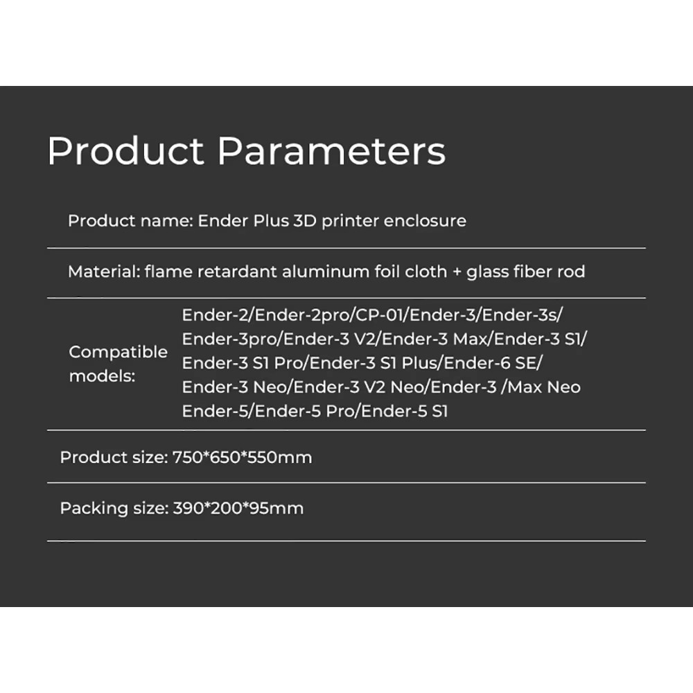 CREALITY Ender Plus 3D プリンターエン - 3D Printer Enclosure Frame のレビューと価格