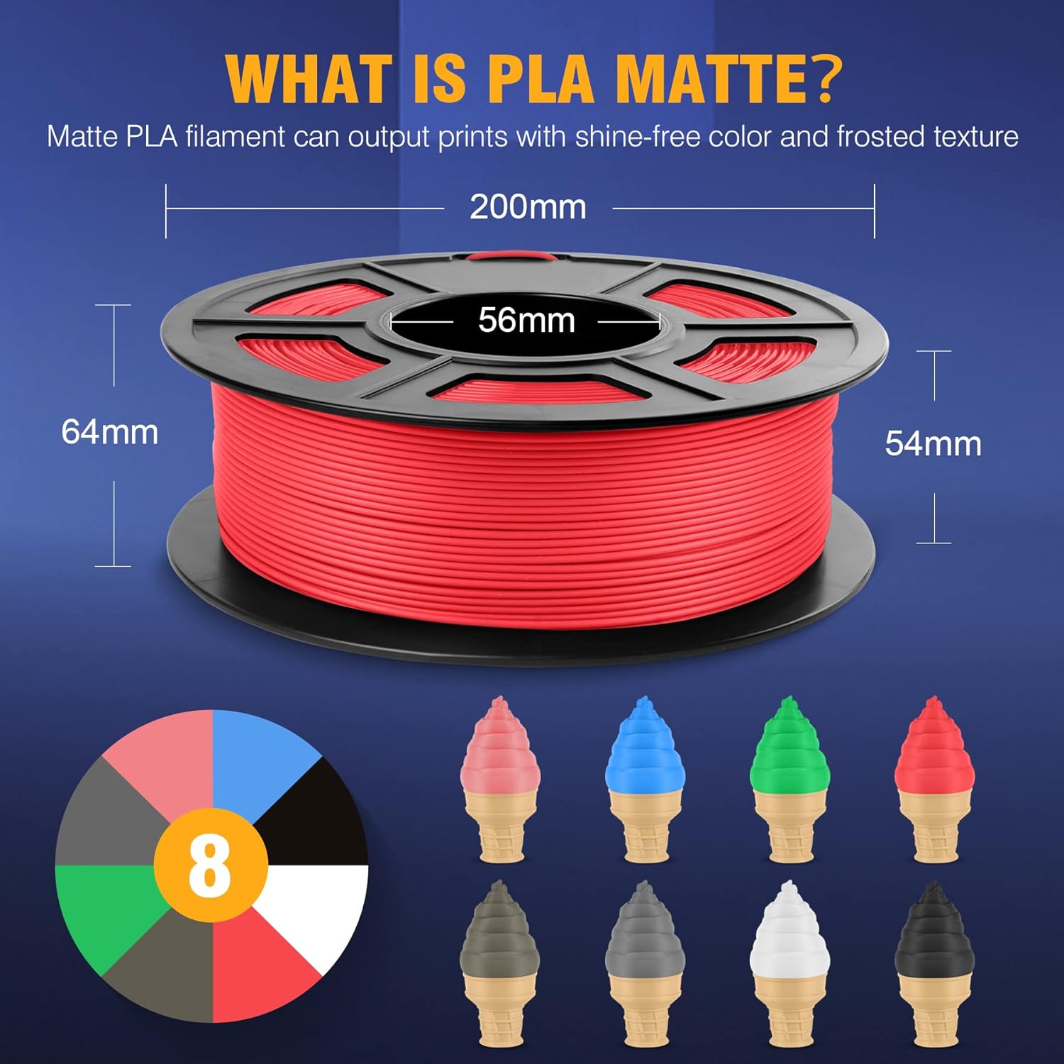 Sunlu-3dプリンター用フィラメント,apla,pla, - Abs Filament Spool のレビューと価格